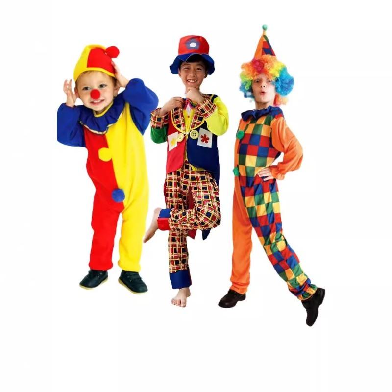 Halloween Children's Clown Costume June 1st Children's Day Stage Performance Costume Masquerade Circus Clown Costume