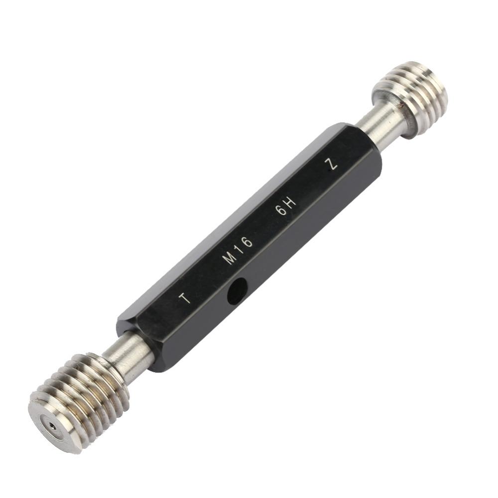 Double End Hex Handle Thread Plug Gauge Steel Thread Gauge For Industrial Measurement