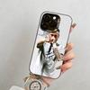Custodia per Telefono a Tema Calcio Neymar N.10 Per iPhone 17,16,15,14,13,12,11 Plus,Pro Max,XS,Cover Colorata Argento Nero