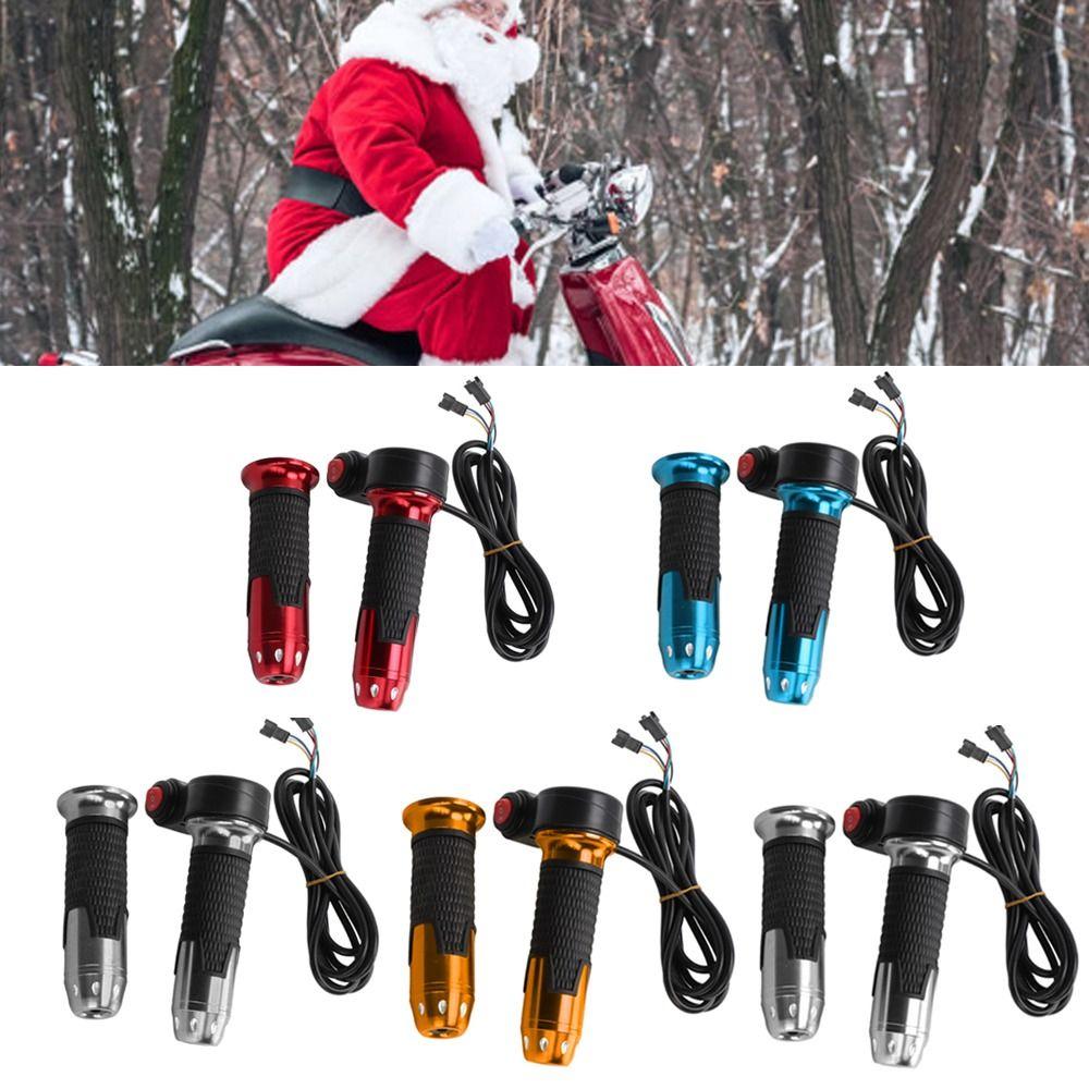 1 Pair 12V-99V Twist Throttle Grip Three Speed Handlebar Grips  Electric Bike