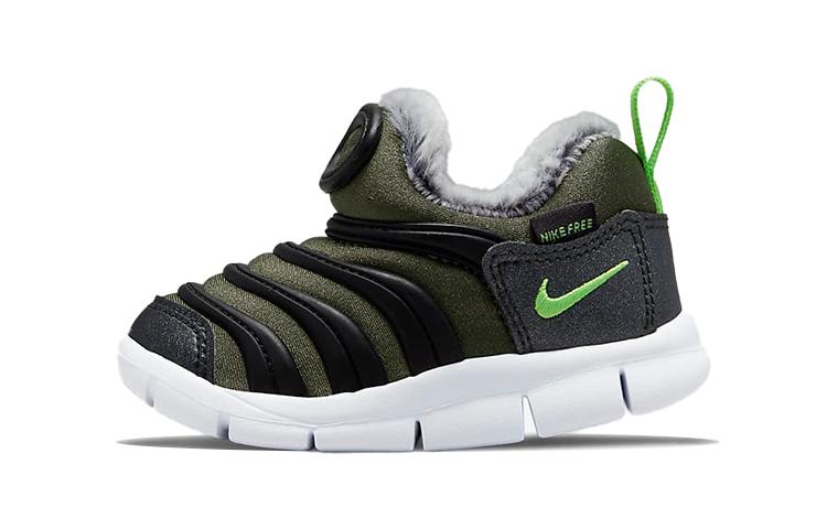 

Nike Dynamo Free Low top Sports Casual Shoes Black Green Silver Infant And Toddler DO5888-331 26