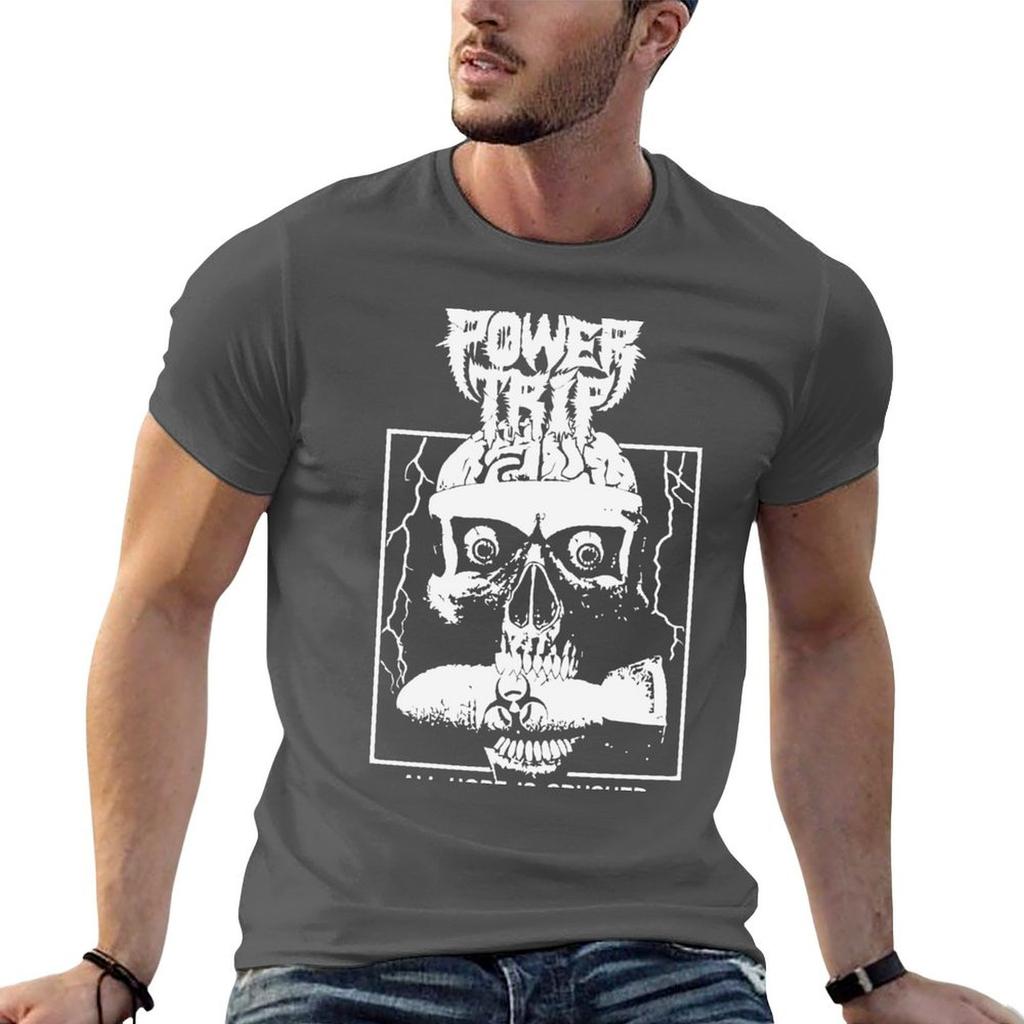 Power Trip Merch Hope Is Crushed Skull TShirt Unisex t shirt luxury black cotton tshirt plain for Unisex package TShirt