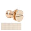 200 Sets Chicago Screws Round Head Rivets 7x5mm   Handcraft Pure Copper Round Head Rivets Leather Rivets for Handbag