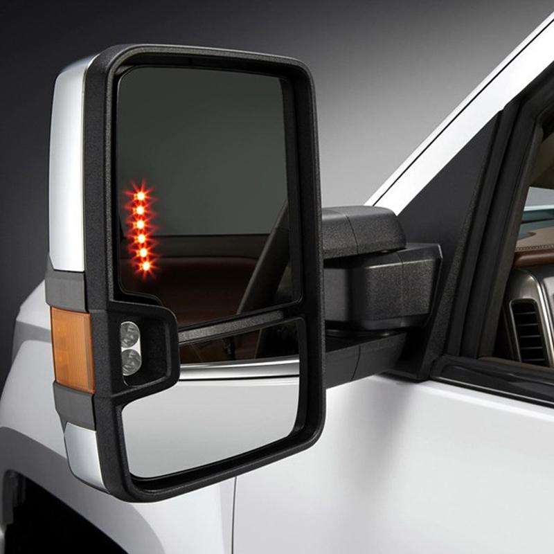 LH & RH Lower Heated Side Mirror Glass For Chevrolet Silverado GMC Sierra 1500 2500 HD 3500 HD 2016 2017 2018 23444114 23444113