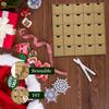 Christmas Advent DIY Doodle Calendar With 25 Slots – Create Your Own Surprise Countdown Box
