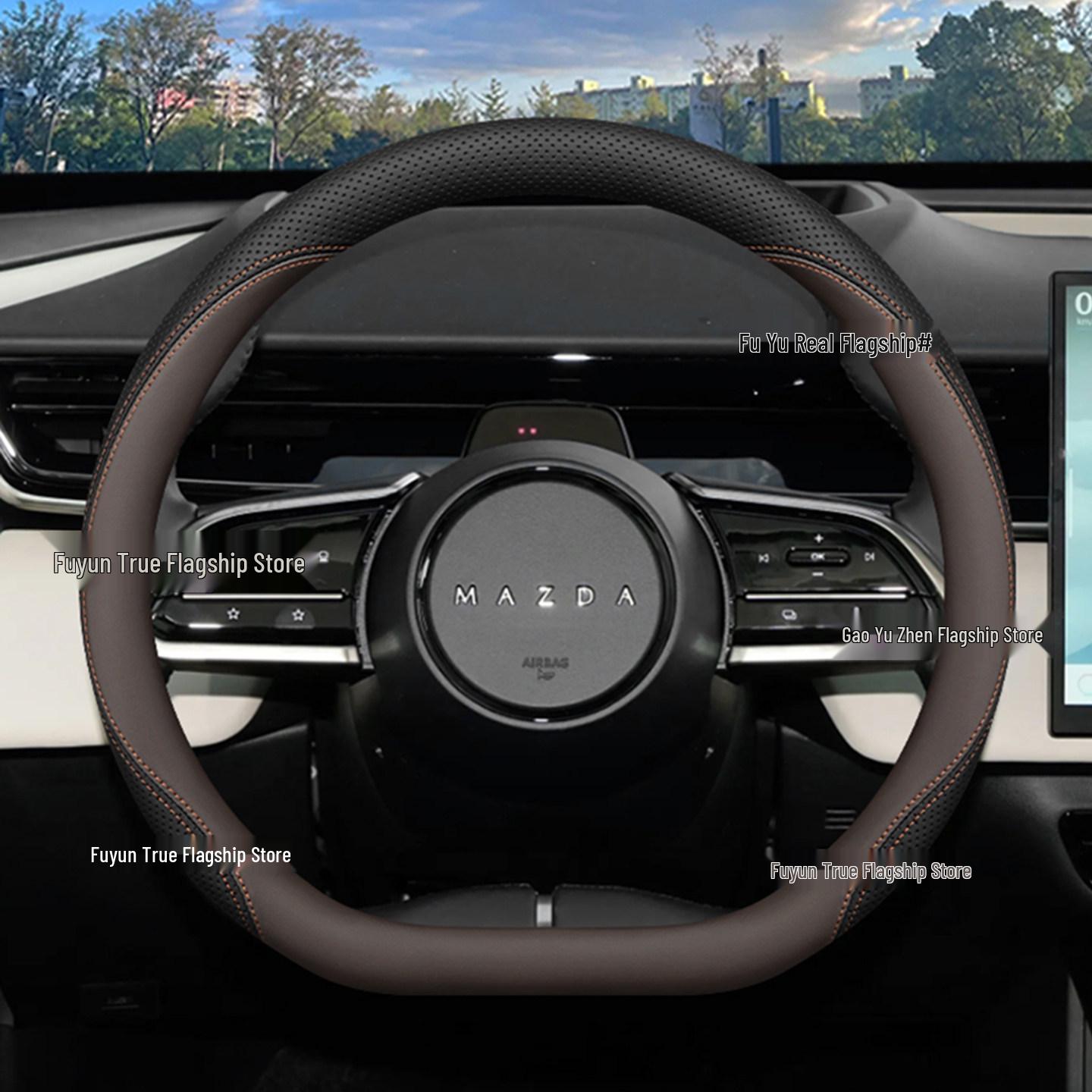 

Ultra-thin Steering Wheel Cover for 2025 Mazda EZ60 and 2024 EZ6 Interior Modification Default