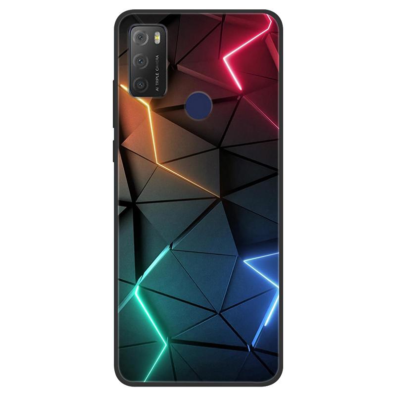 For TCL 20Y Case Girl Cat Flower Soft Silicone Back Wolf Shell for TCL 20E 6125F Fundas Phone Cover For TCL20Y 6156D 20 E Coque