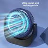 3 Gear Wind Mini Portable Desk Fan Energy-Saving USB Rechargeable Fan  Home/Office