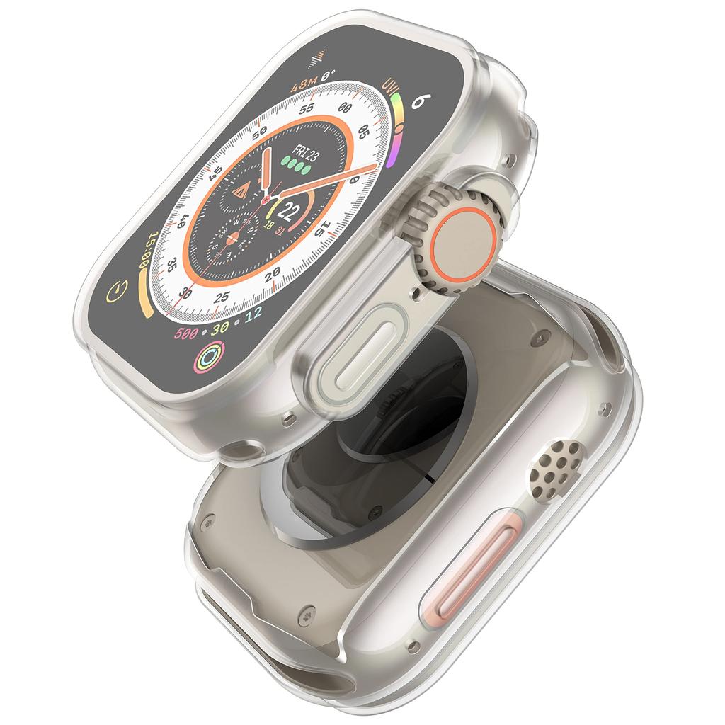 Watch Case for Apple Watch Ultra 2 49MM Series 10 9 8 7 SE 6 45MM 46MM 44MM 40MM Transparent Cover Apple Watch Screen Protector