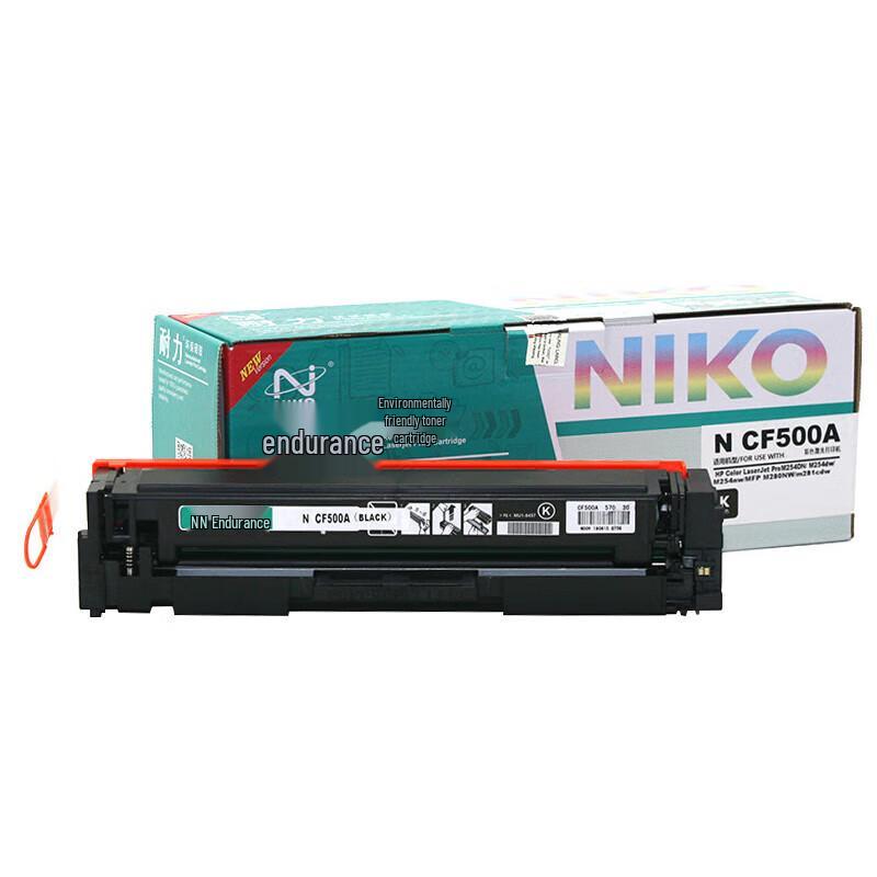 NIKO CF500A Black Toner Cartridge for HP Printers
