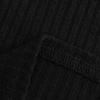 Women Fashion Casual Color Side Slit Sexy Slim Button Long-sleeved Knitted Dress