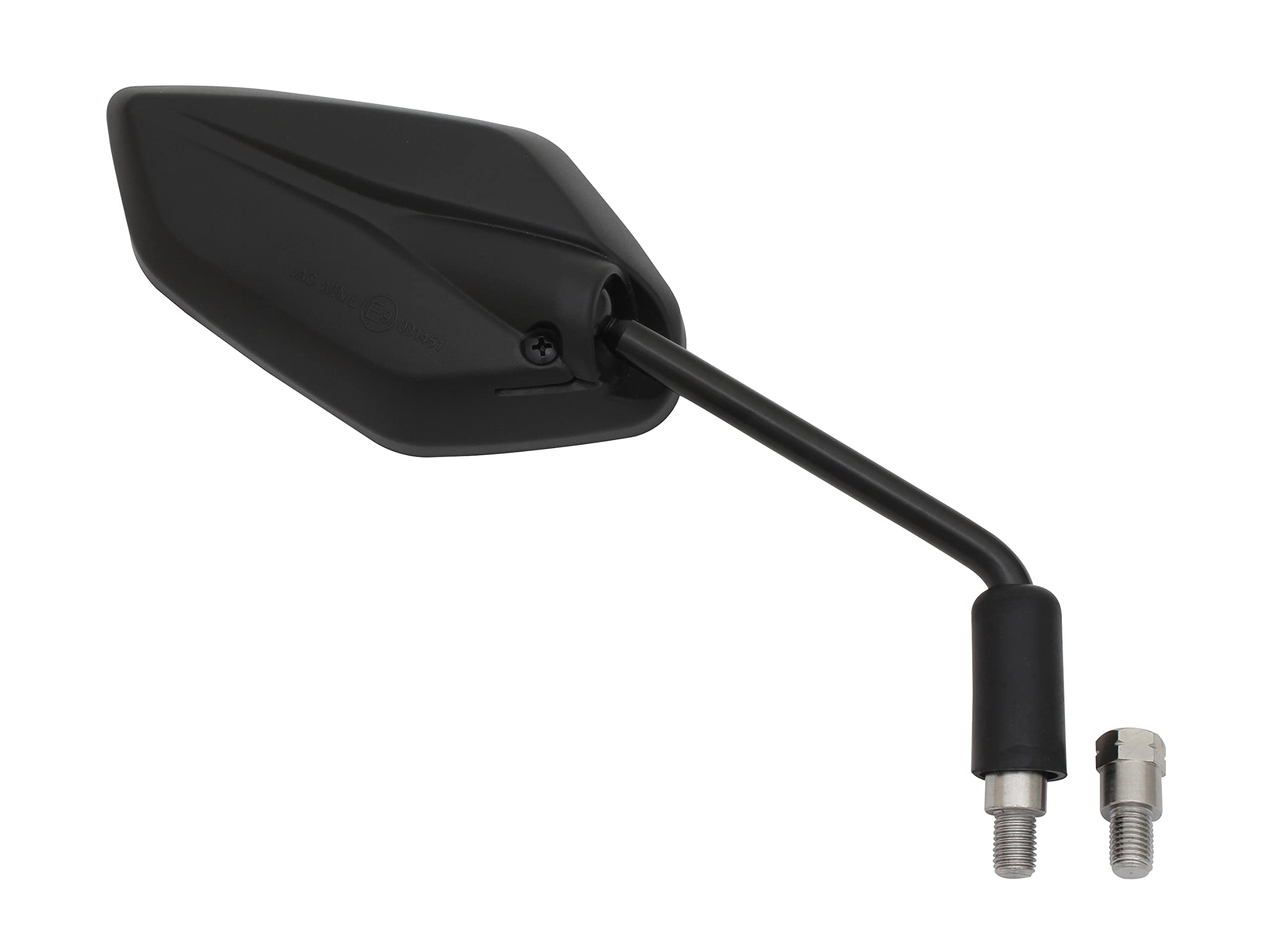 

POSH FAITH POSH Motorcycle Mirror for Stream M10 Counterclockwise Thread Z900RS 3, Right-Hand, (Clockwise Thread) [Includes AD], MT-09, Black,