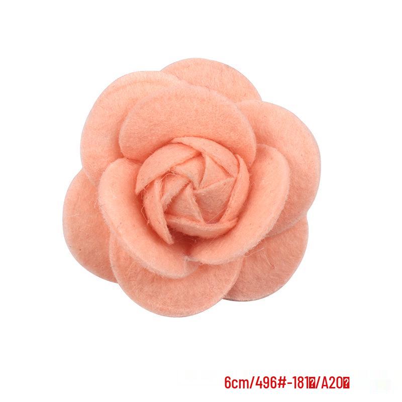 Non-Woven Camellia Flower Hair Clips: Elegant DIY Accessories for Jewelry and Clothing.