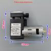 1Pcs 48L Dc12V/24V Small Negative Pressure Vacuum Air Pump Large Flow Pneumatic Piston Pump 42W 5000/5500Rpm For Industrial Use