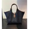 Geantă Tote Denim de Mână pentru Femei 2025 - Versatilă, Trendy, Geantă de Navetă de Nișă