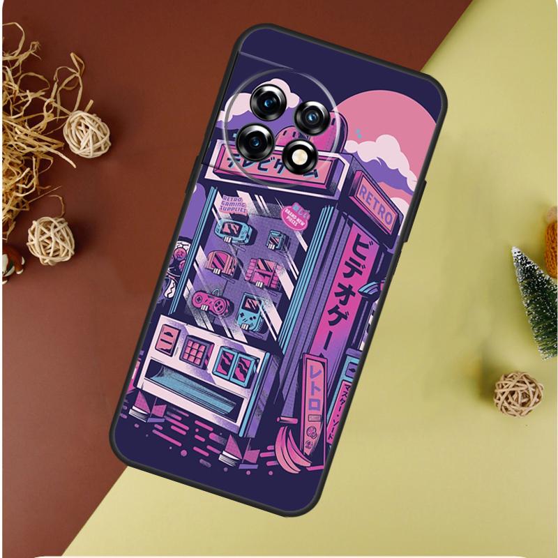 Art Pixel Aesthetic For OnePlus 13 13R 12 12R 11 9 10 Pro 8T 9RT 10T 10R Nord 4 CE 2 3 Lite N20 N30 Phone Case