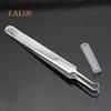 Curved Stainless Steel Blackhead Acne Pimple Clip Remover Face Cleaner Tool Health