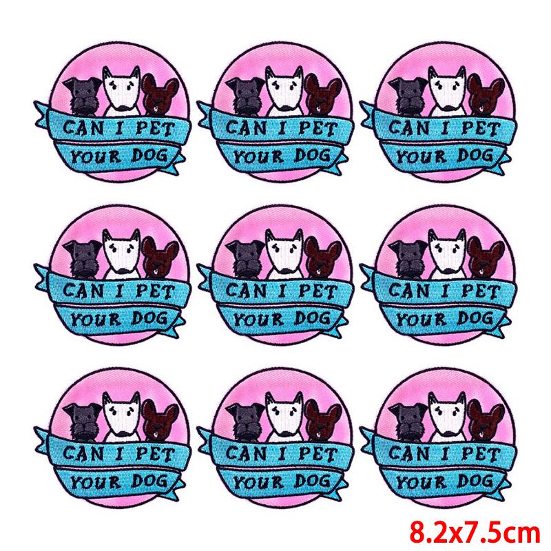 10 Pcs/lot Wholesale Embroidery Patch Iron On Patches For Clothing Patches On Clothes Jackets Decor Applique Sew Supplies