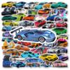 10/30/50pcs  Racing Supercar Graffiti Stickers Classic Retrofit Racing Car Decal DIY Skateboard Bike Cool Waterproof Sticker