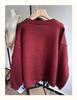 Xiao Wang's Winter Korean-Style Loose Plus Size Casual Knitted Cardigan Sweater