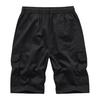Knee Length Shorts Elastic Waist Sports Straight Cool Streetwear Men Clothes