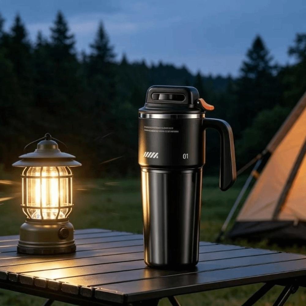 Large Capacity Insulated Cup 304 Stainless Steel Vacuum Flask Insulated Water Bottle Sport Mode