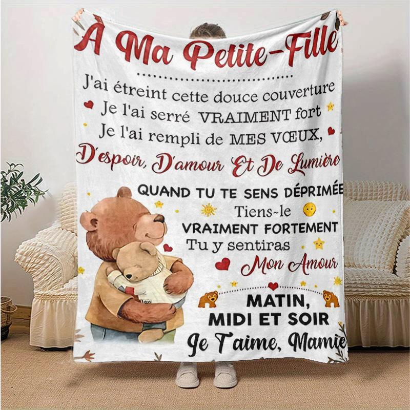 1pc Japanese Geisha Design Throw Blanket Home Decorative Sofa Cover, Gift for All Occasions, Soft Flannel Blankets for Bedroom .W093