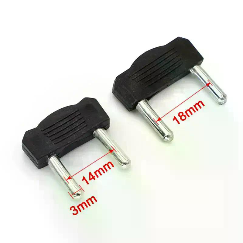 10Pcs 14mm 18mm Connector Plugs with Banana Plug and RCA Audio/Video Terminal Block, 3mm Needle Short-circuit Plugs