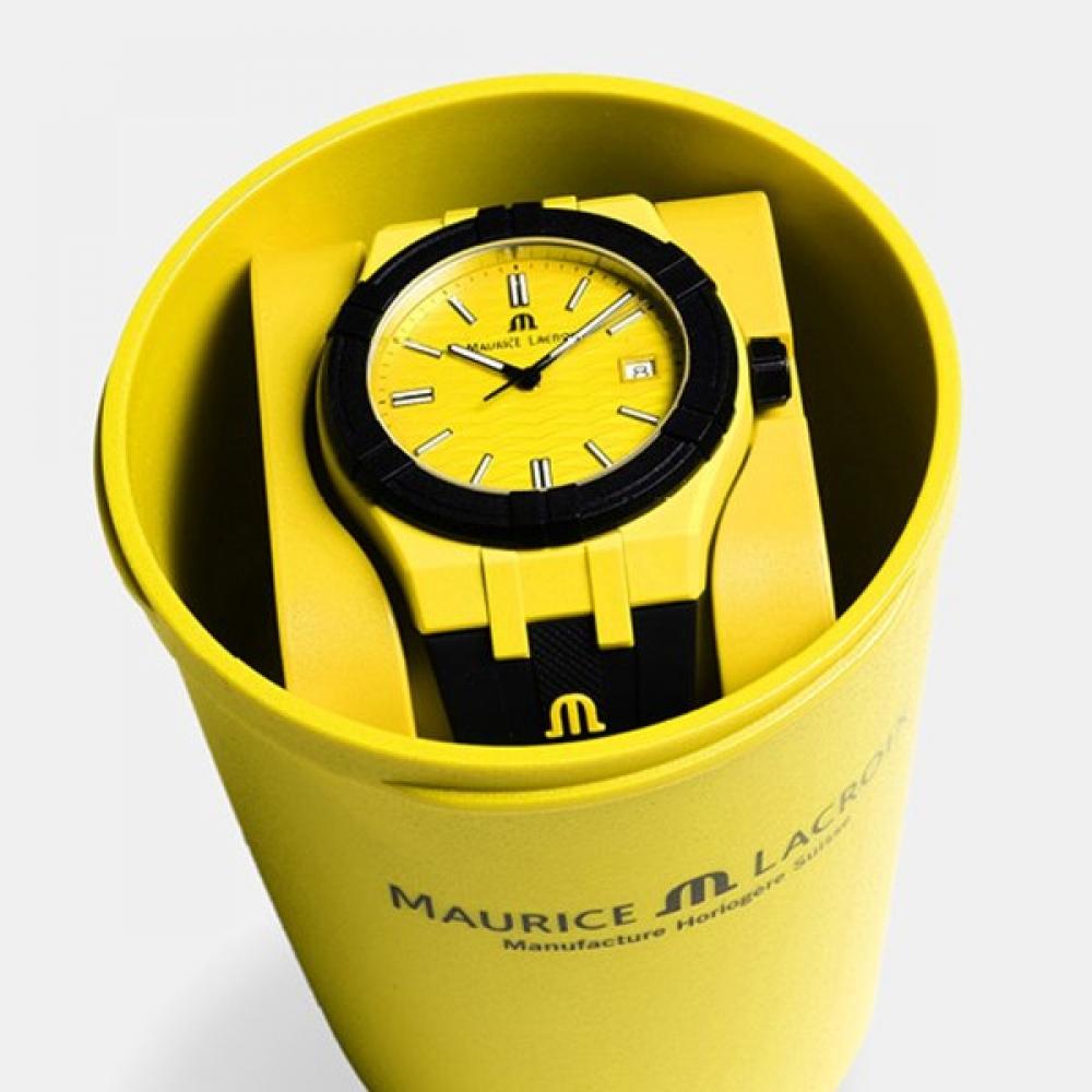 Maurice Lacroix Icon Tide Quartz 40mm Rubber Band Ai2008 60060 300 0