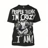Fashion Men's T-shirt Penguin 3D Print Men's Short Sleeves T-Shirt Loose Casual Summer Outdoor Street Men's and Women's Tees Tops