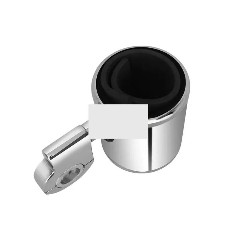 For Motorcycle Universal Cup Holder Chrome Handlebar Drink Bottle Holder