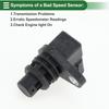 Motoforti No.FN1221551 Output Transmission Speed Sensor VSS Speed Sensor for Mazda 3 2010-2004 for Mazda MX-5 Miata 2006 for Mazda 6 2009 2007-2004