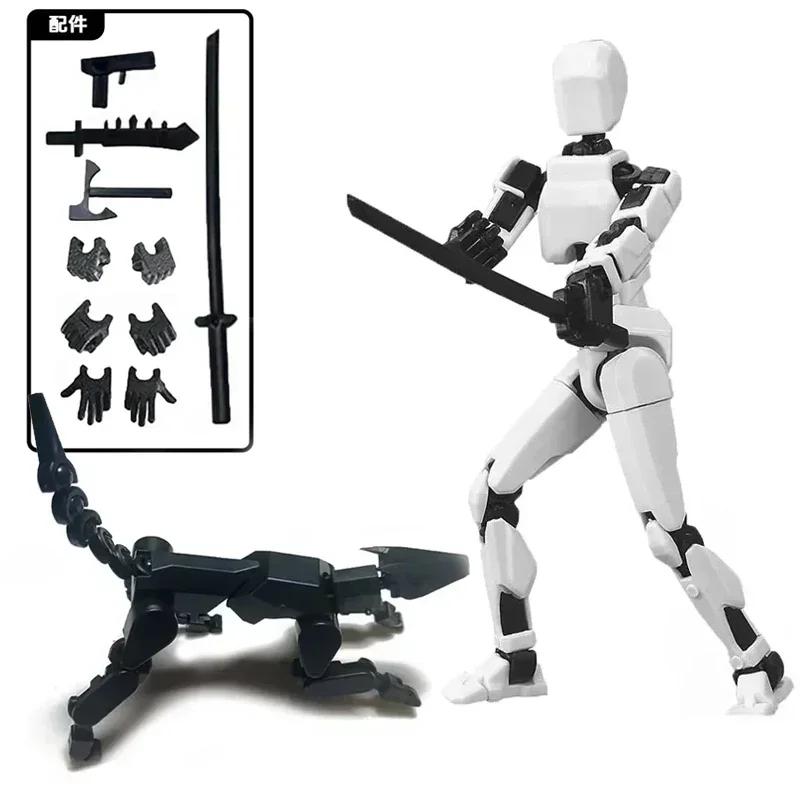 2PCS 13 Joints Figure Articulate Movable Dummy Doll Diy Assembly Toy 3D Printed Action Figure Stop Motion Animation Dummy