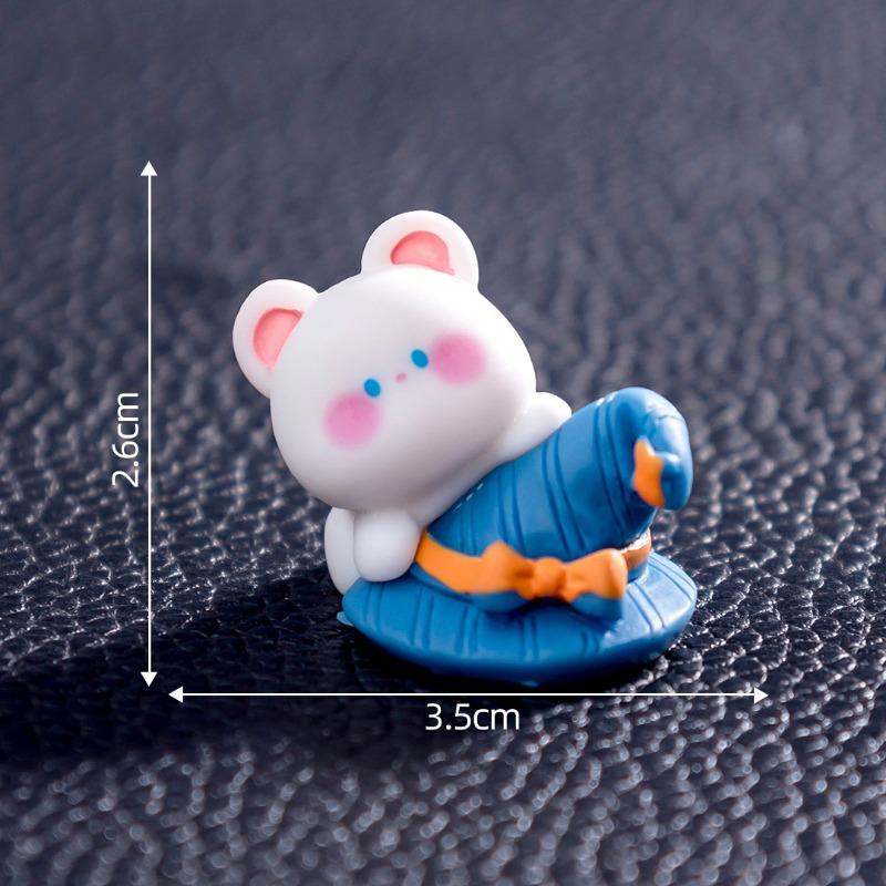 Micro-landscape Halloween Ghost Pumpkin Bear Decorative Blind Bag Accessory Mini Small Figurine