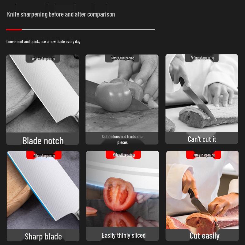 Delixi Electric Knife Sharpener: Multifunctional Automatic Kitchen Sharpening Tool