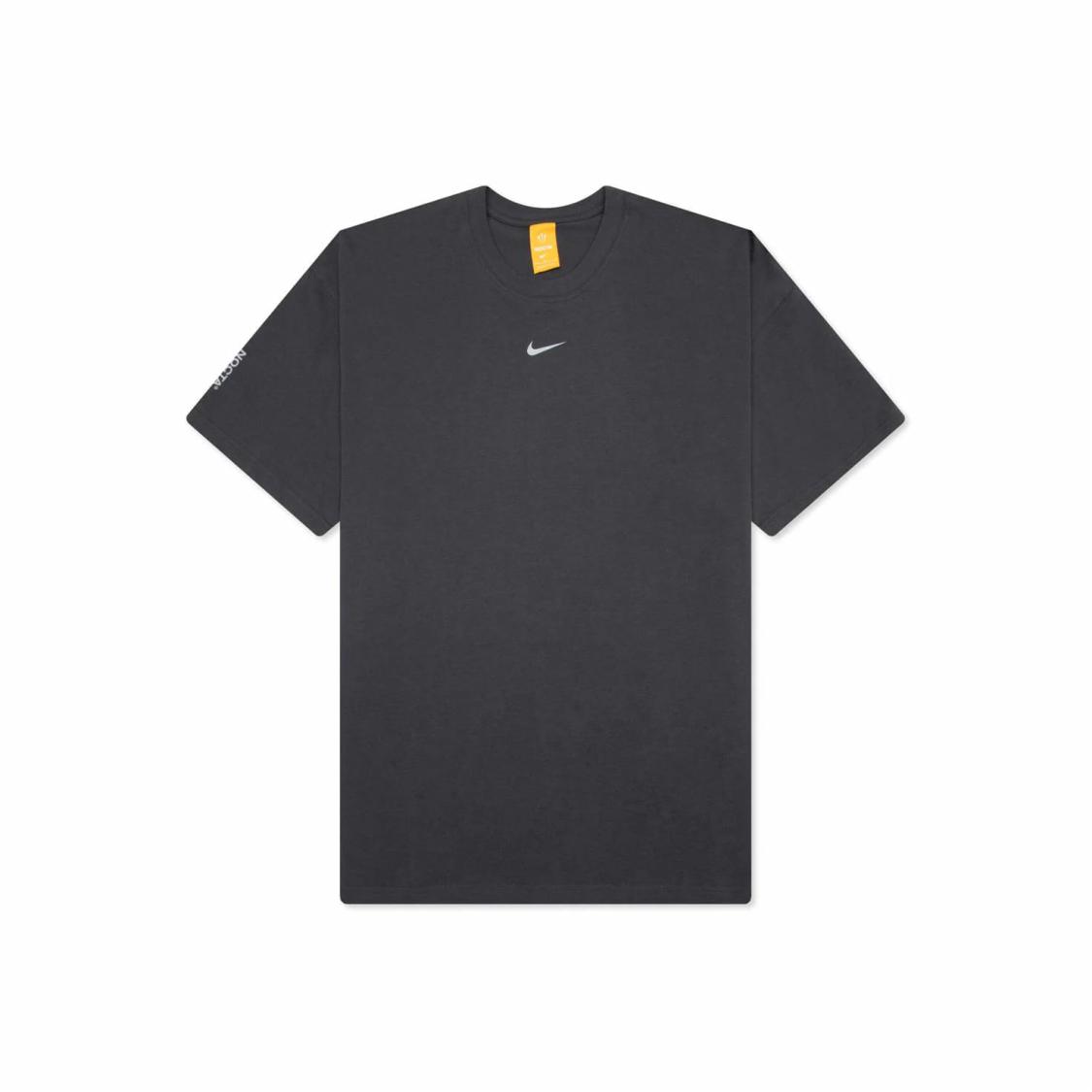 Nike Nocta Collaboration Logo Crewneck Casual Short-Sleeve T-Shirt Unisex Gray XL
