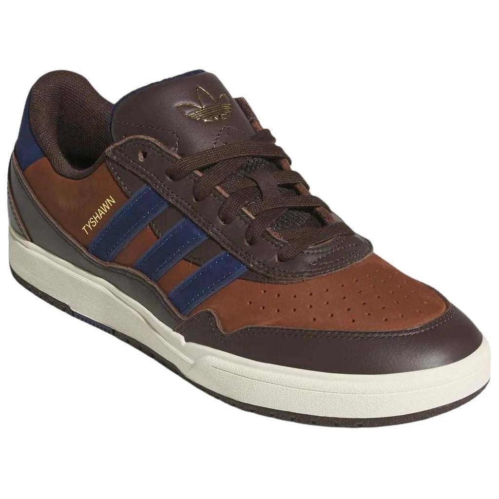 Adidas Originals Tyshawn II Comfortable Fit Skate Shoes Unisex Skate Shoes Brown Blue KK2982