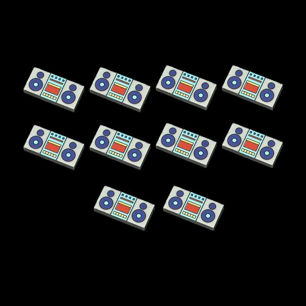 City Building Blocks Accessories Dashboard Audio Computer Control Center Radar Keyboard Mobile Phone Model Mini Brick Toy R054