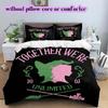 The Wicked Witch  Alice Pattern Bedding Quilt Set Quilt Cover Pillowcase Home Decoration Birthday Gift (1 * duvet cover + 2 * pillowcase, without core