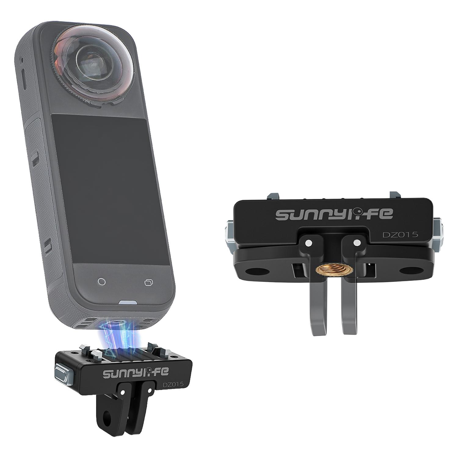 

SUNNYLIFE DZ015 Magnetic Adapter for Insta360 X4 Air/X5/Ace/Ace Pro 2/Ace Pro Camera Foldable Buckle Mount A