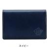 Business Card Holder Genuine Leather Patina Patina Made In Japan Cowhide Leather Black [Orobianco] Men's ORS-071309
