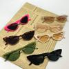 Fashionable Retro Sunglasses Sunglasses Triangle Cat Eye Sunglasses Women's Personalized Anti UV Sunshade Glasses