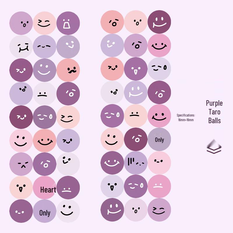 Dudu Mai Cute Smiley Face Dumpling Stickers for Creative Decoration