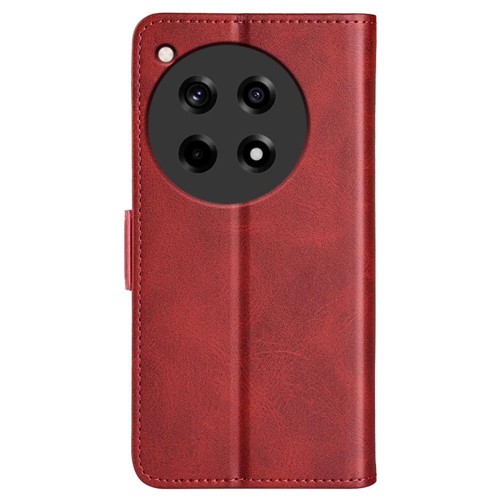 For OnePlus 12R 5G/Ace 3 5G Case Dual Magnetic Clasp Leather Wallet Cover