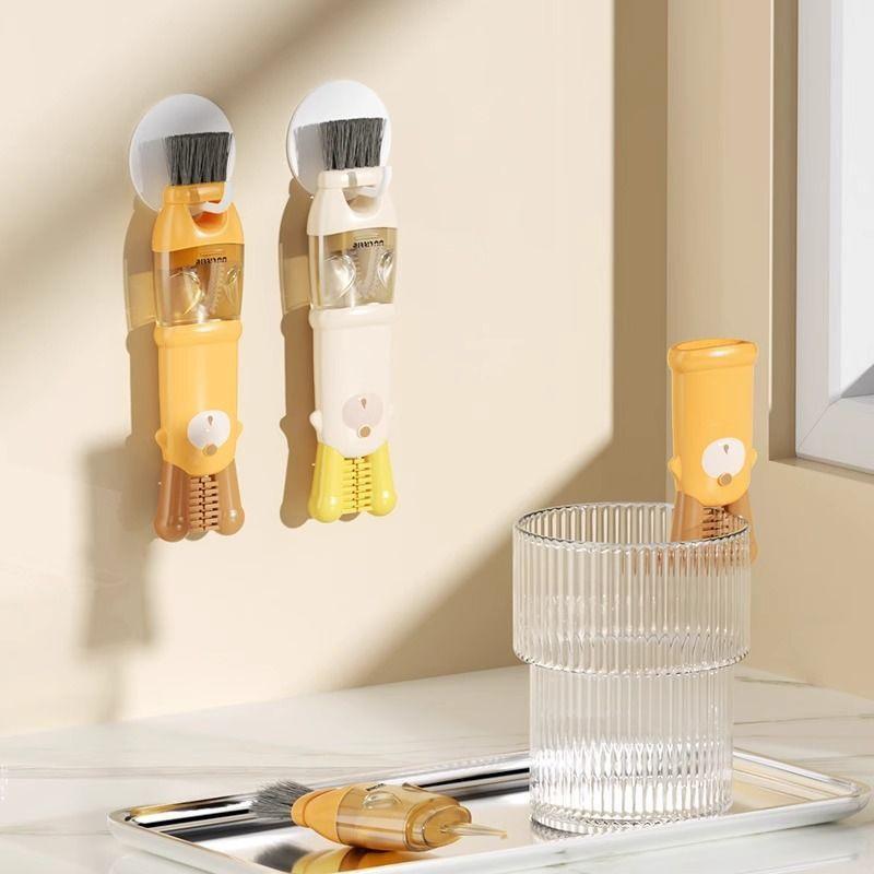 Five-In-One Cup Lid Brush Water Cup Brush Multi-Function Gap Brush Gap Cleaning Special Cup Brush Cleaning Bottle Artifact