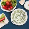 Camellia Double-Layer Plastic Draining Basket