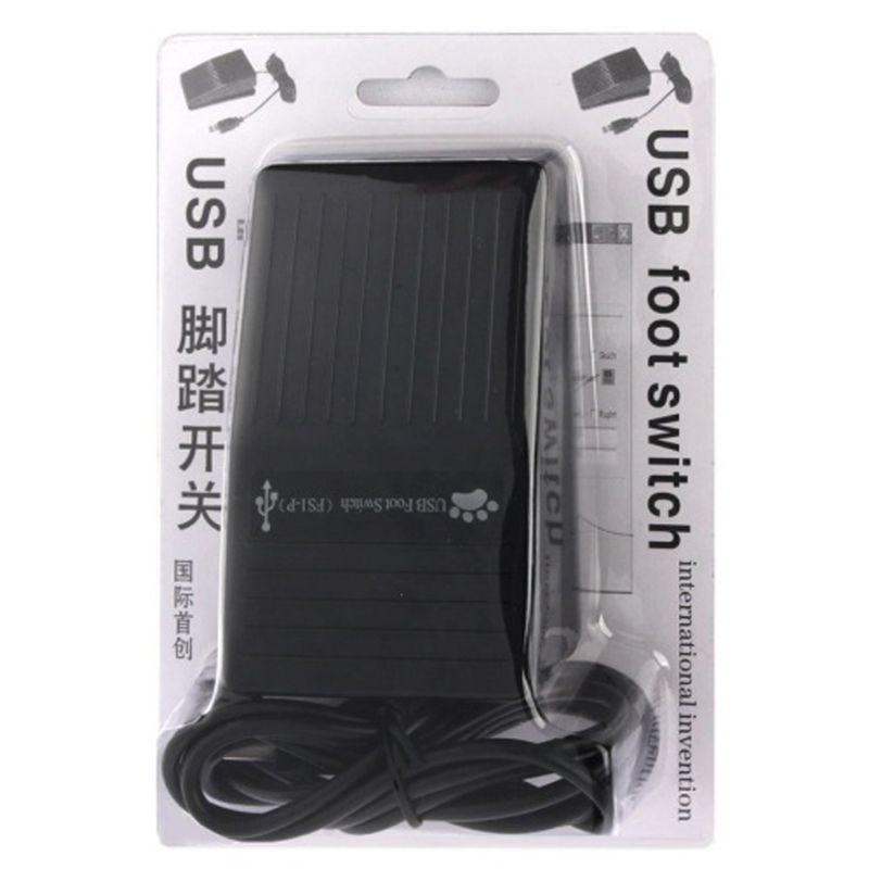 Buy Plastic USB Single Foot Switch Pedal Control PreProgr Key for