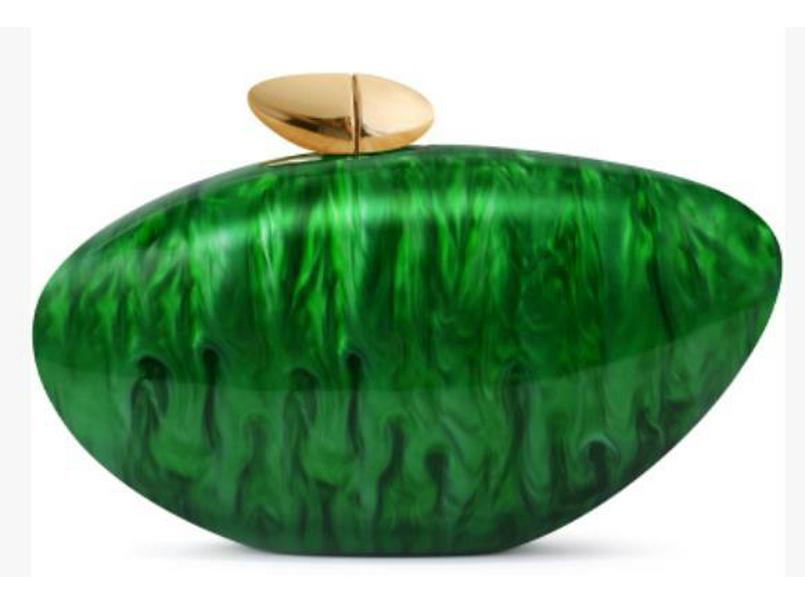 Chic Marmor Akrylväska: Elegant Gåsäggsdesign, Mångsidig Handhållen eller Crossbody Kvällsaccessoar