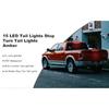 1PCS Universal LED Tail Rear Lamp for Trailer Truck Lorry Pickup - Brake/Stop/Turn Lights 12V-24V 15 LEDs Light Bar StripBack Up Lights 1
