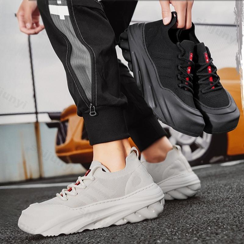 Fashion Men's Fashion Trend Casual Shoes 2025 Summer New Mesh Breathable Comfortable Thick Soled Shoes Versatile Low Top Chunky sneakers